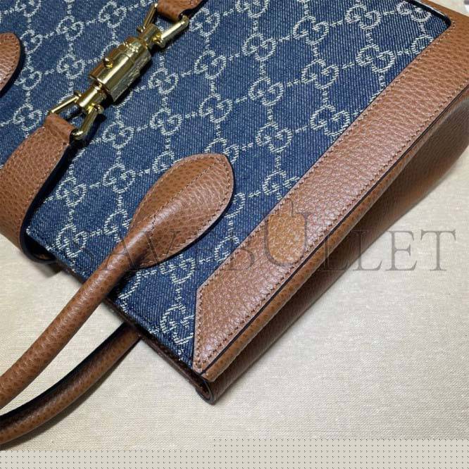 G*u*i jackie 1961 medium tote bag 649016 (30*24*12cm)